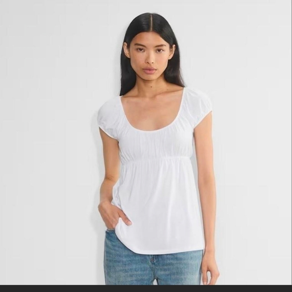 Aritzia Wilfred Pink Babydoll Top, S